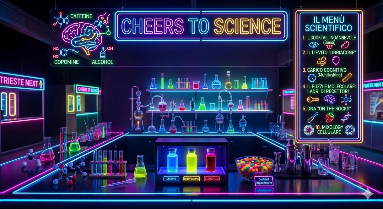 SPAZIO 1. CHEERS TO SCIENCE. UN BRINDISI ALLA SCIENZA
