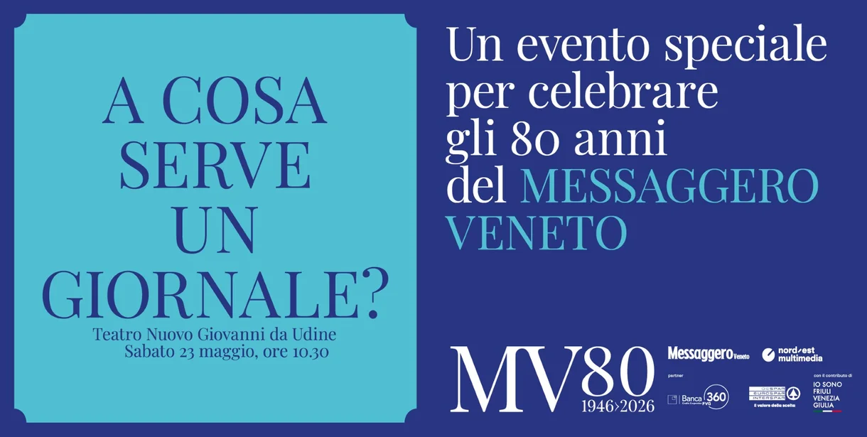 80 anni del Messaggero Veneto. A cosa serve un Giornale?