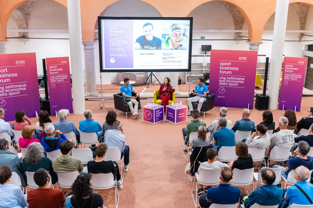 SPORT BUSINESS FORUM 2026: DA DOMANI BELLUNO DIVENTA CITTÀ DELLO SPORT