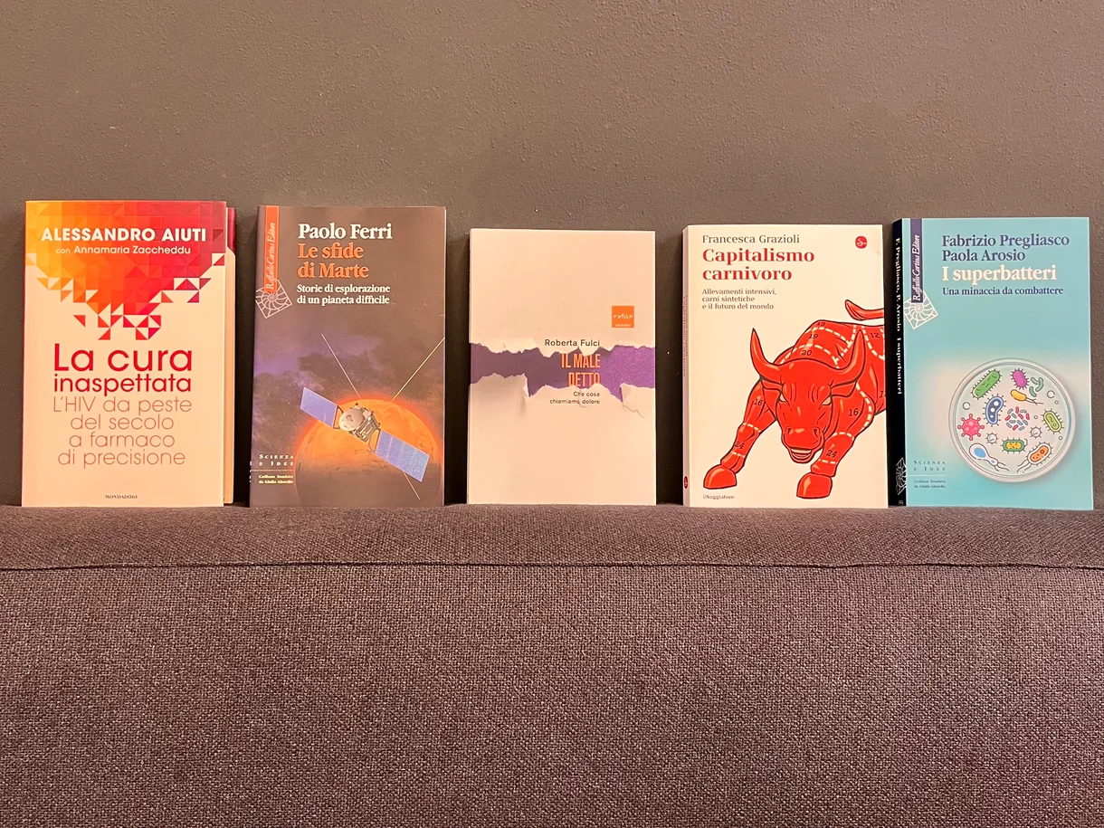 Annunciata la cinquina dei finalisti della prima edizione del premio Science Book of the Year